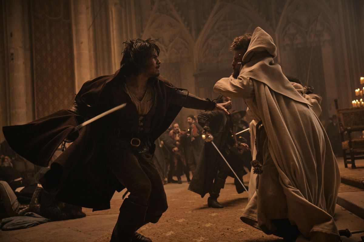 D'Artagnan, interpretato da François Civil, ne I tre moschettieri