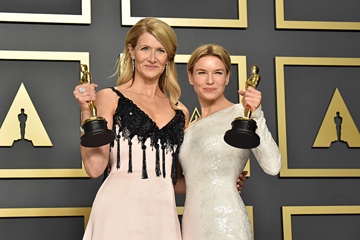 Renée Zellweger e Laura Dern agli Oscar 2020