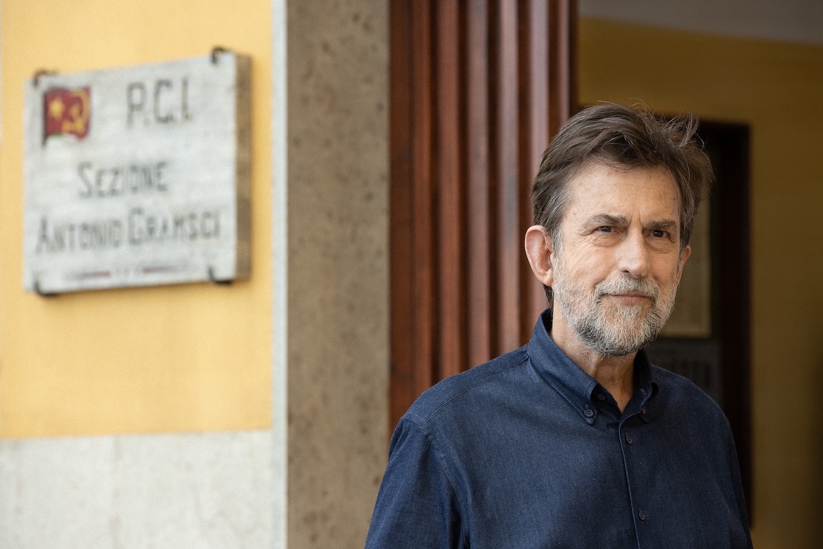 Nanni Moretti in una scena de Il sol dell'avvenire