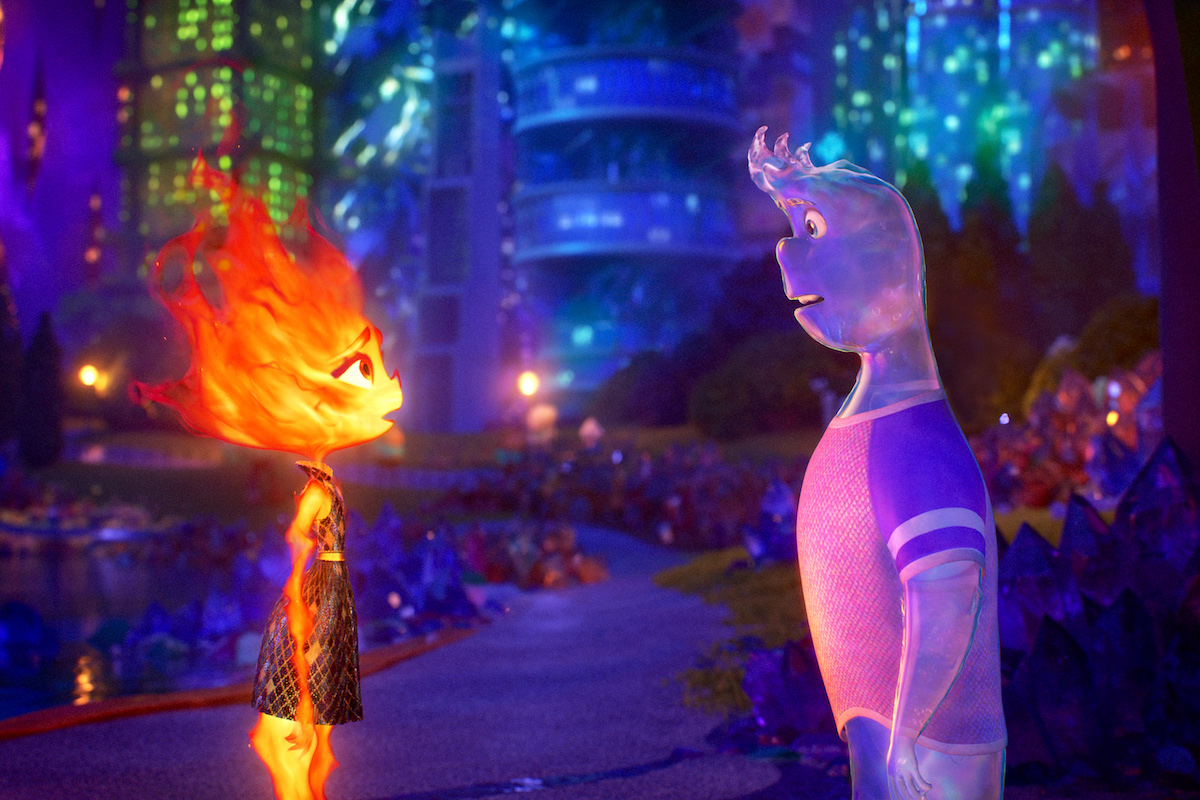Un'immagine da Elemental pixar