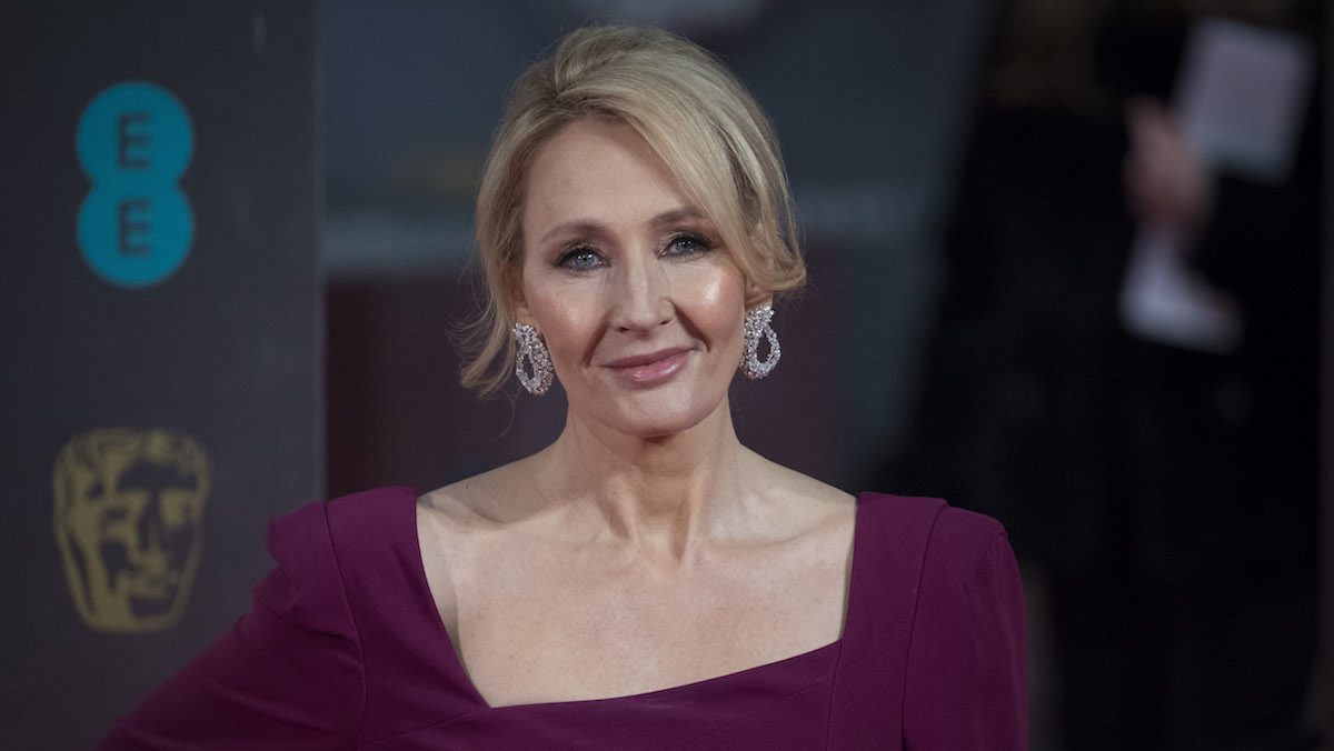 J. K. Rowling sul red carpet dei BAFTA nel 2017