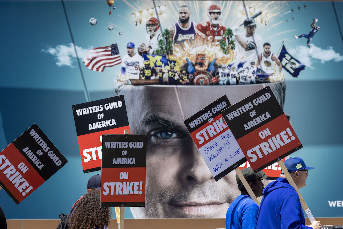 Lo sciopero degli sceneggiatori in America