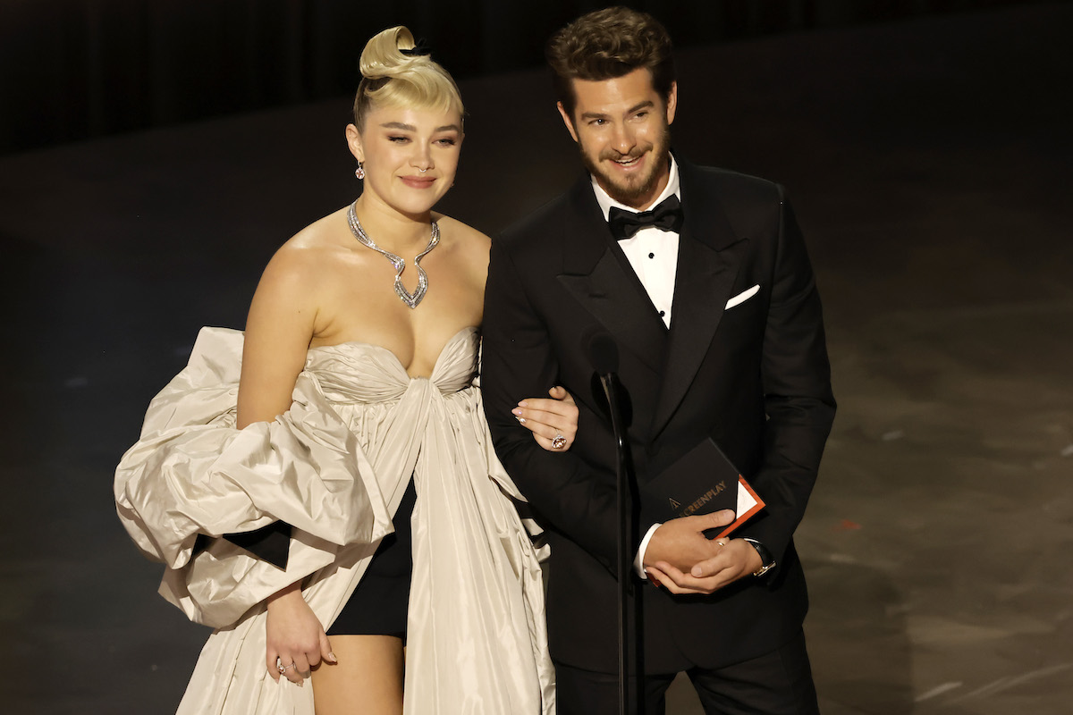 Florence Pugh e Andrew Garfield agli oscar 2023, tra i protagonisti del Marché di Cannes