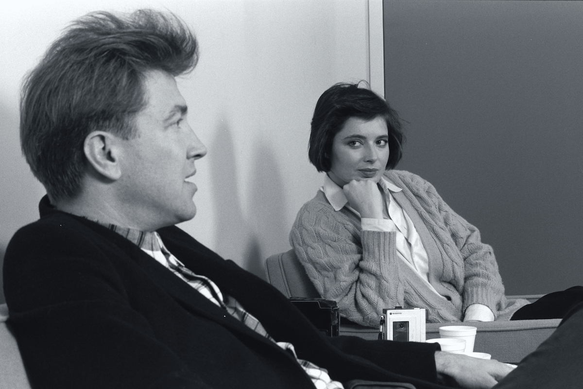 Isabella Rossellini con David Lynch