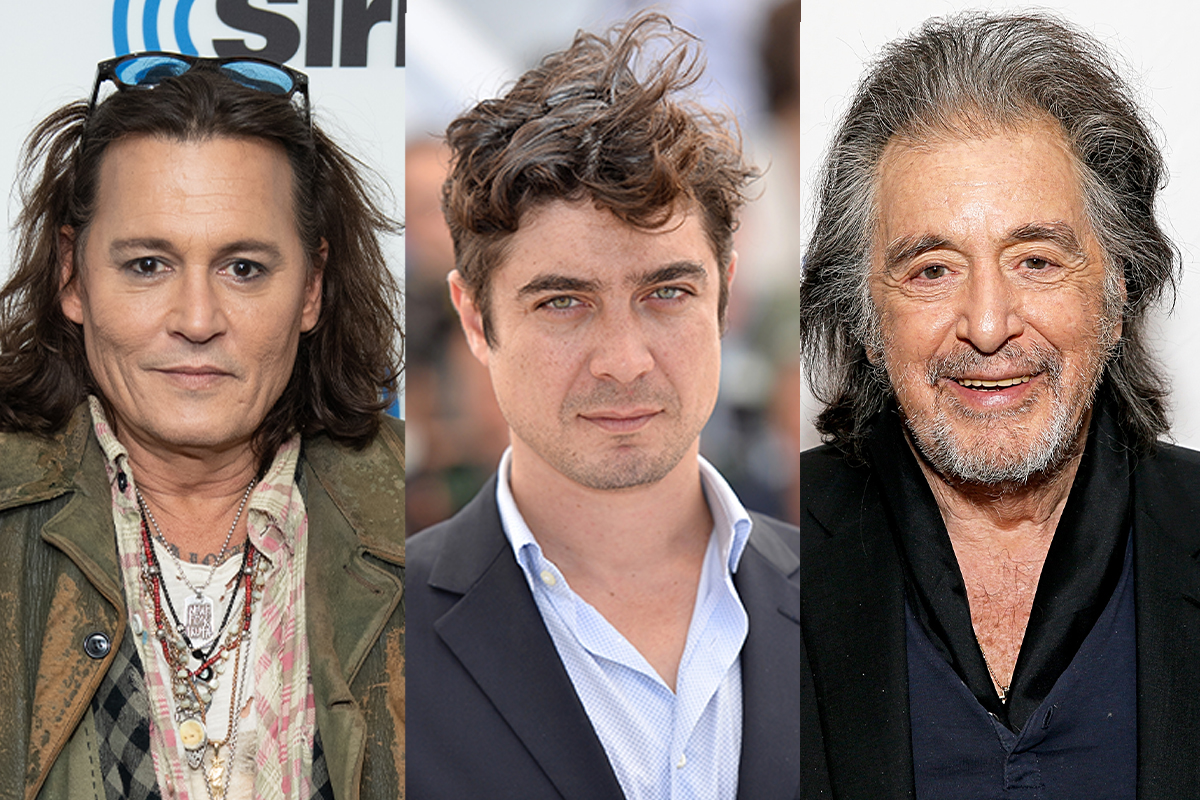 Da sinistra: Johnny Depp, Riccardo Scamarcio, Al Pacino