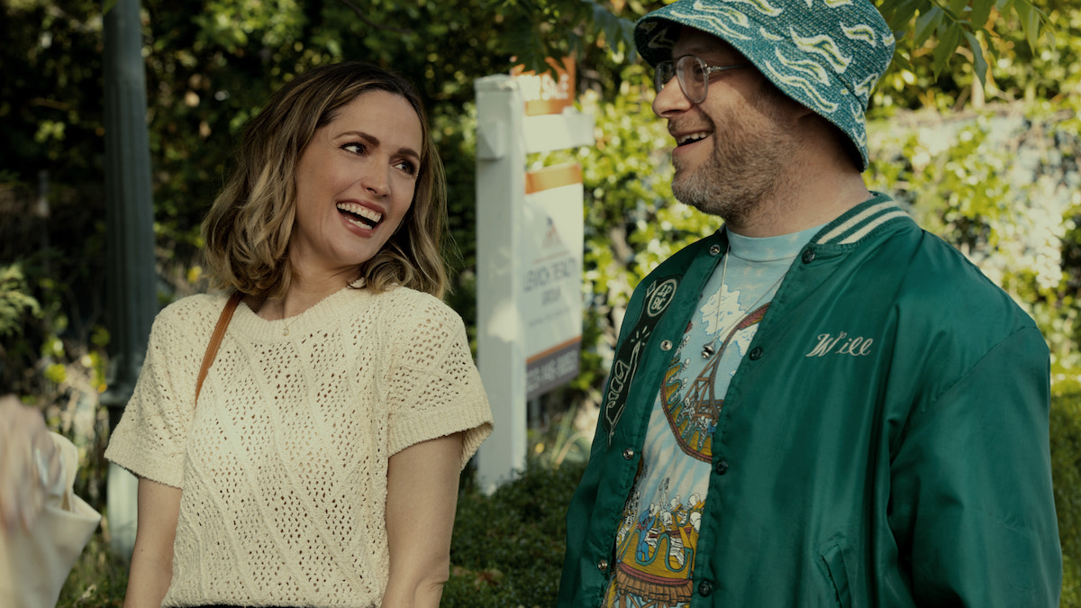 Un'immagine della serie Platonic con Rose Byrne e Seth Rogen