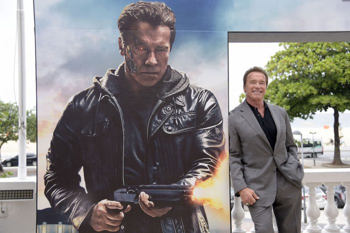 Arnold Schwarzenegger lancio di ‘Terminator Genisys a Rio de Janeiro nel 2015