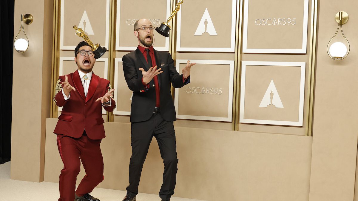 Daniel Scheinert e Daniel Kwan, vincitori dell'Oscar per Everything Everywhere All at Once