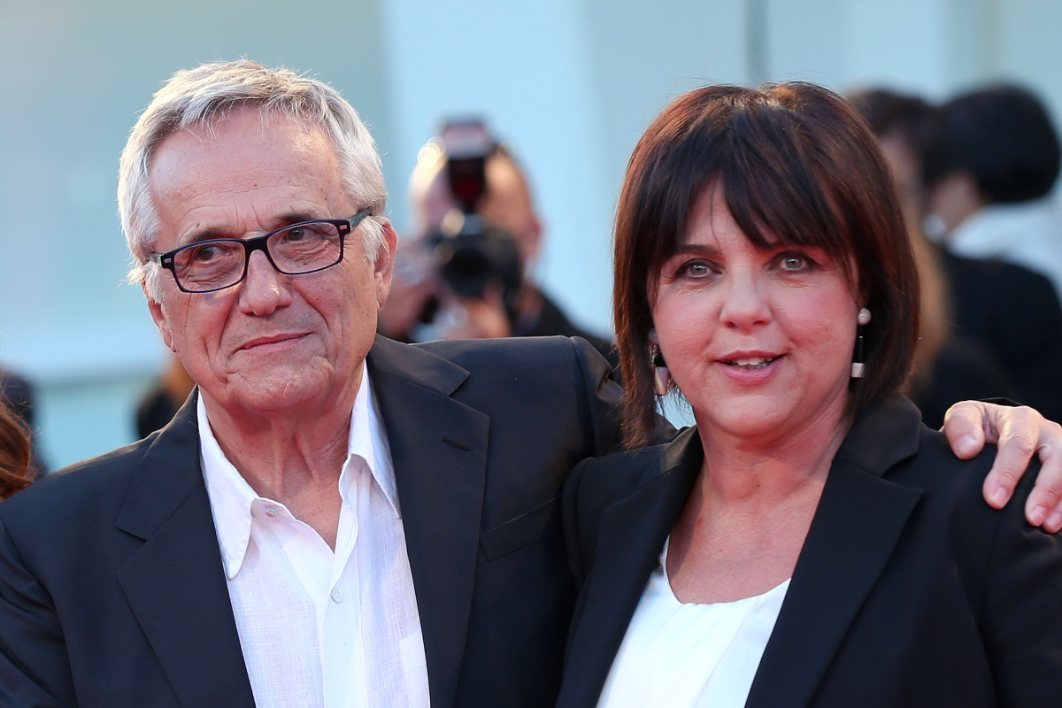 Il regista Marco Bellocchio e Francesca Calvelli partecipano alla prima di 'Blood Of My Blood' durante il 72esimo Festival del Cinema di Venezia l'8 settembre 2015 a Venezia, Italia.