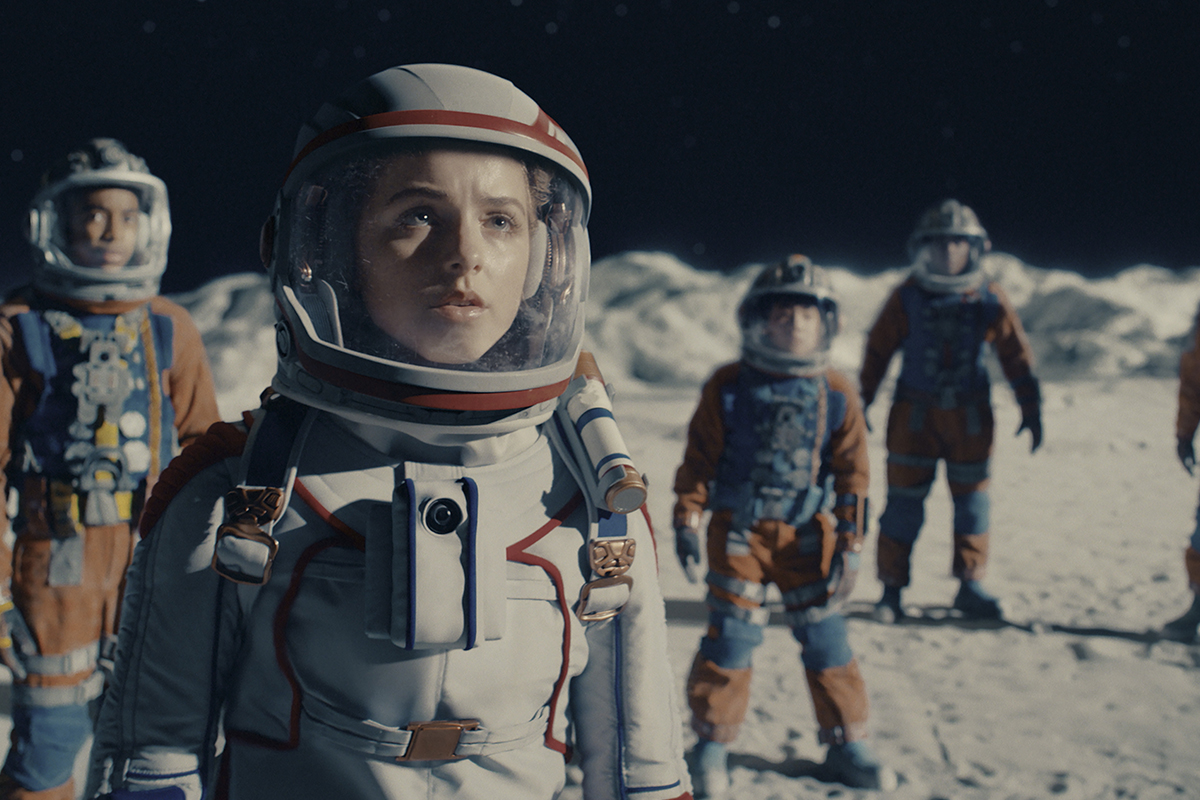 Isaiah Russell-Bailey, Mckenna Grace, Orson Hong, Thomas Boyce e Billy Barratt in Crater