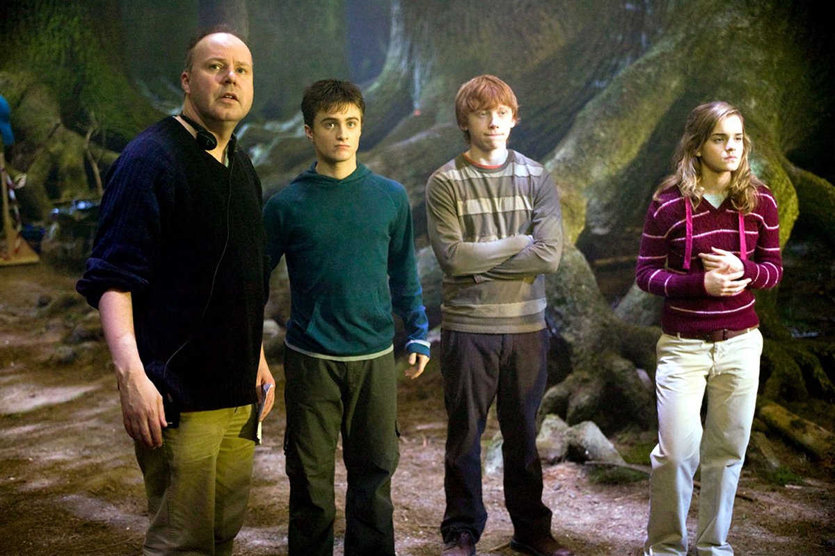 David Yates sul set di Harry Potter