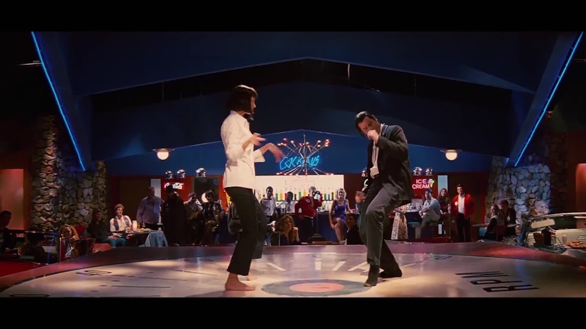 John Travolta e Uma Thurman in Pulp Fiction