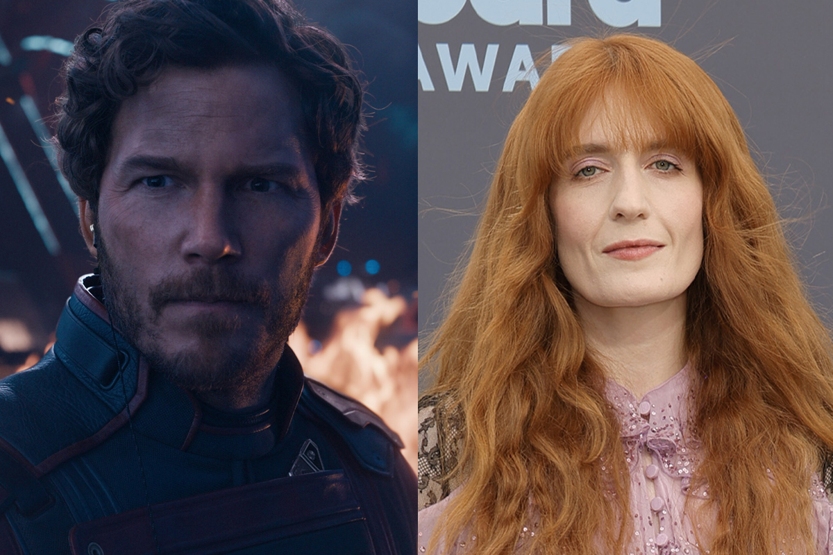 Da sinistra: Chris Pratt, Florence Welch