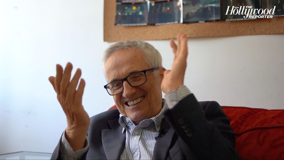 Marco Bellocchio durante l'intervista con THR Roma