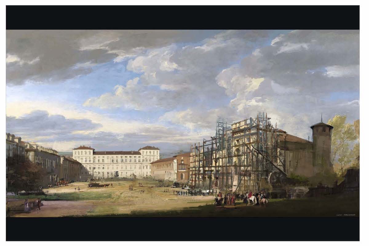 Palazzo Madama in uno sketch immaginato per la serie da Luigi Marchione