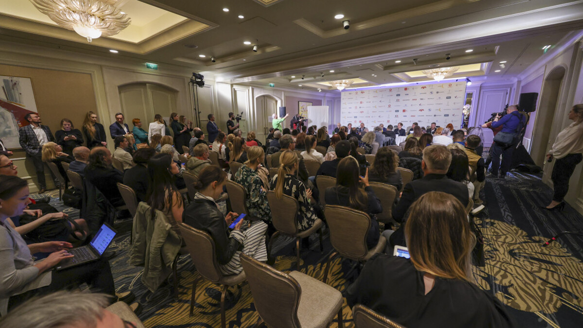 Conferenza stampa del Festival internazionale del cinema di Karlovy Vary
