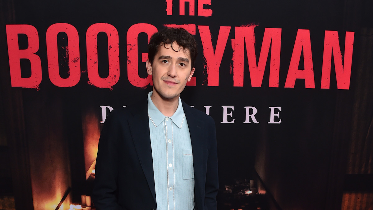 Il regista Rob Savage alla première di The Boogeyman