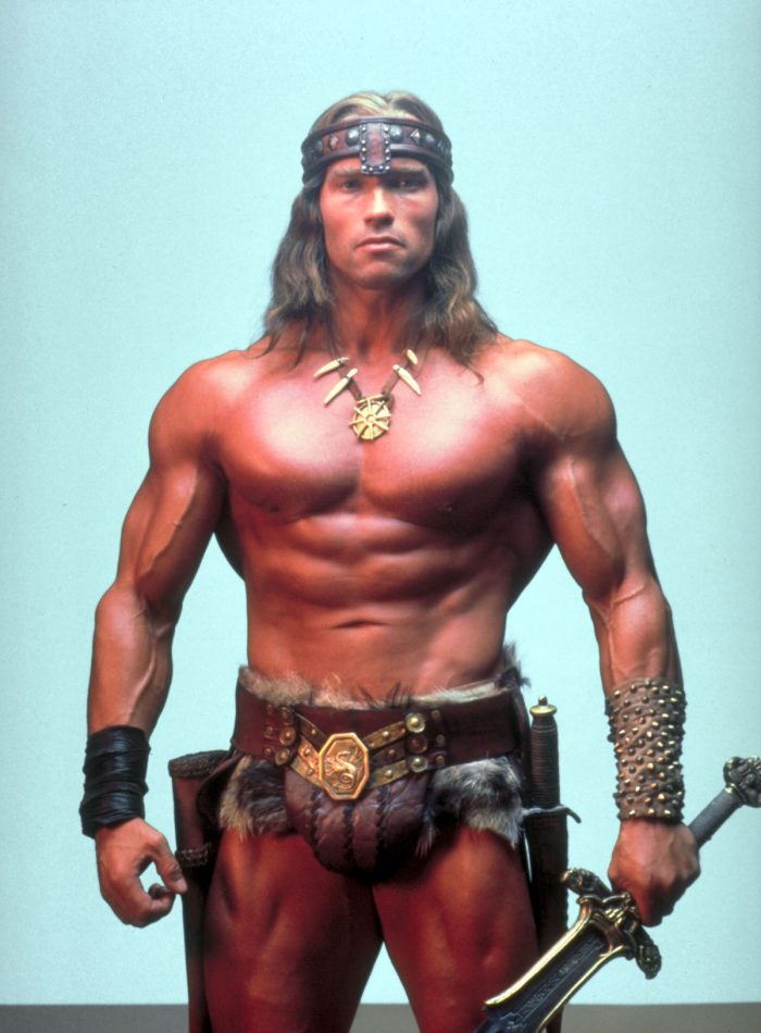 Arnold Schwarzenegger nei panni di Conan il Barbaro