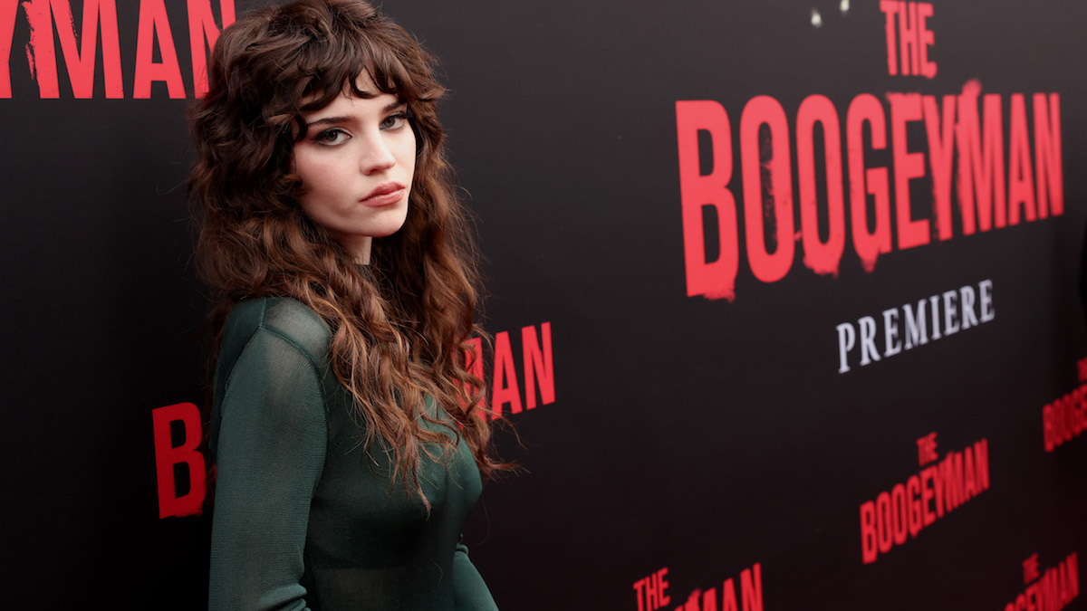 L'attrice Sophie Thatcher alla première di The Boogeyman