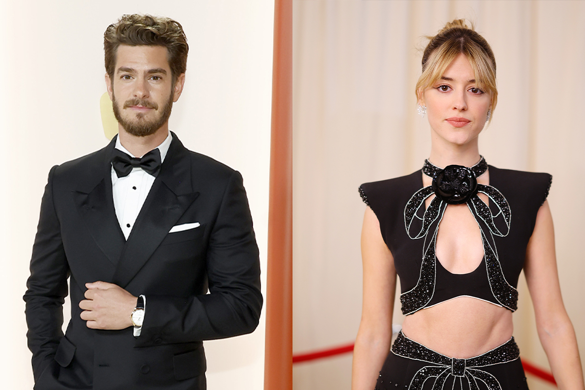 Da sinistra: Andrew Garfield e Daisy Edgar-Jones protagonisti di Voyagers