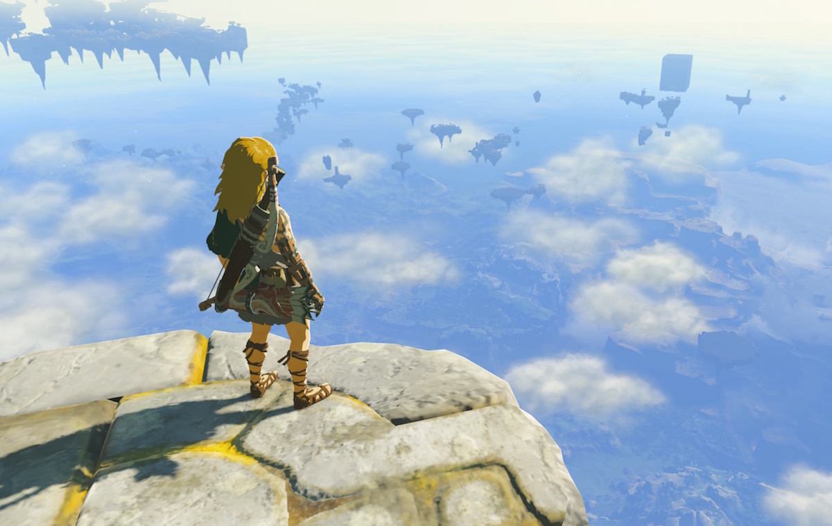 Link, protagonista di The Legend of Zelda: Tears of the Kingdom