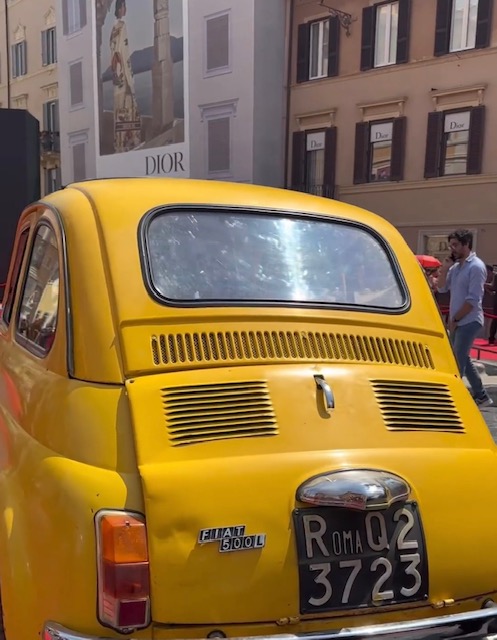 La Fiat 500 protagonista dell'inseguimento romano di Mission Impossible 7