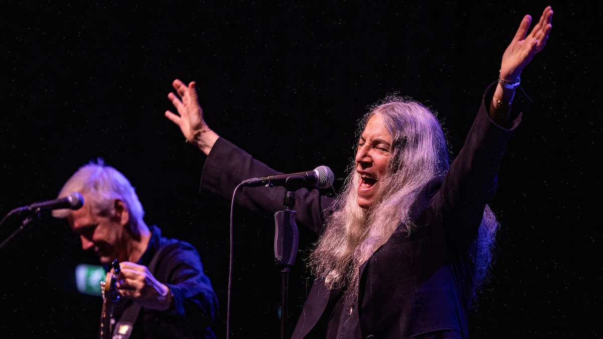 Patti Smith e Tony Shanahan in concerto a Oslo (20 giugno 2023)