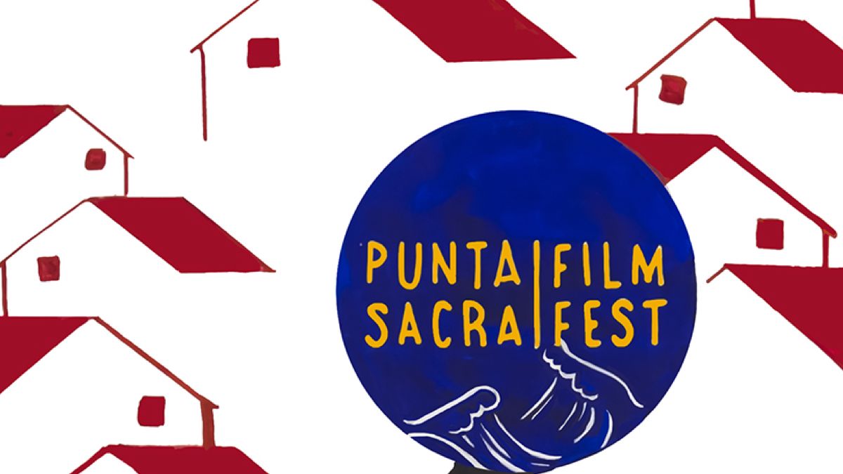 Un dettaglio della locandina del Puntasacra Film Fest realizzato da Laika