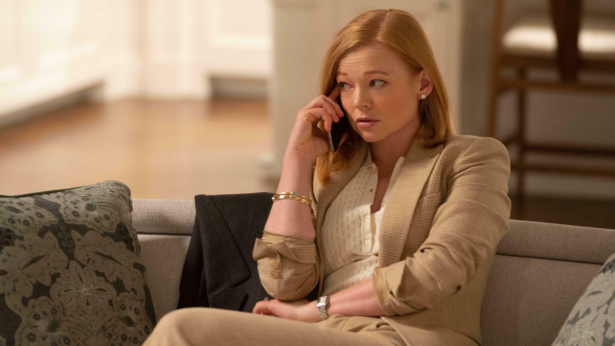 Sarah Snook in una scena di Succession