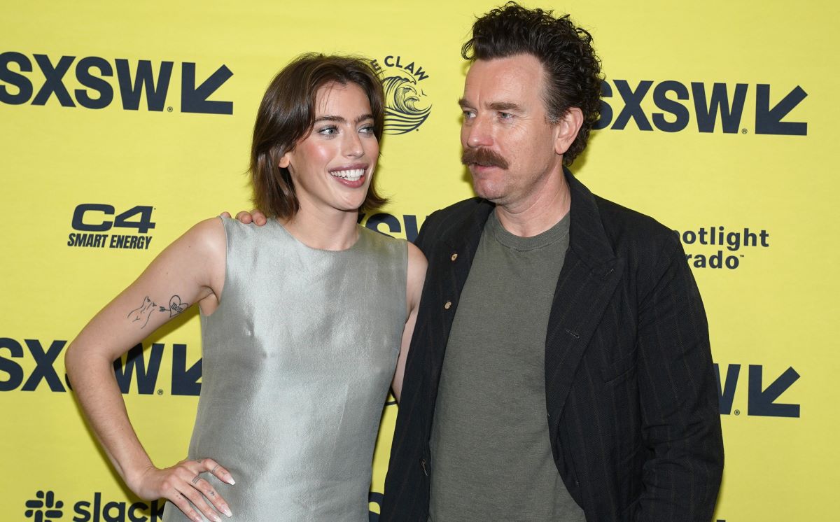 Clara McGregor e Ewan McGregor alla prima di You Sing Loud, I Sing Loudera d Austin, Texas (marzo 2023)