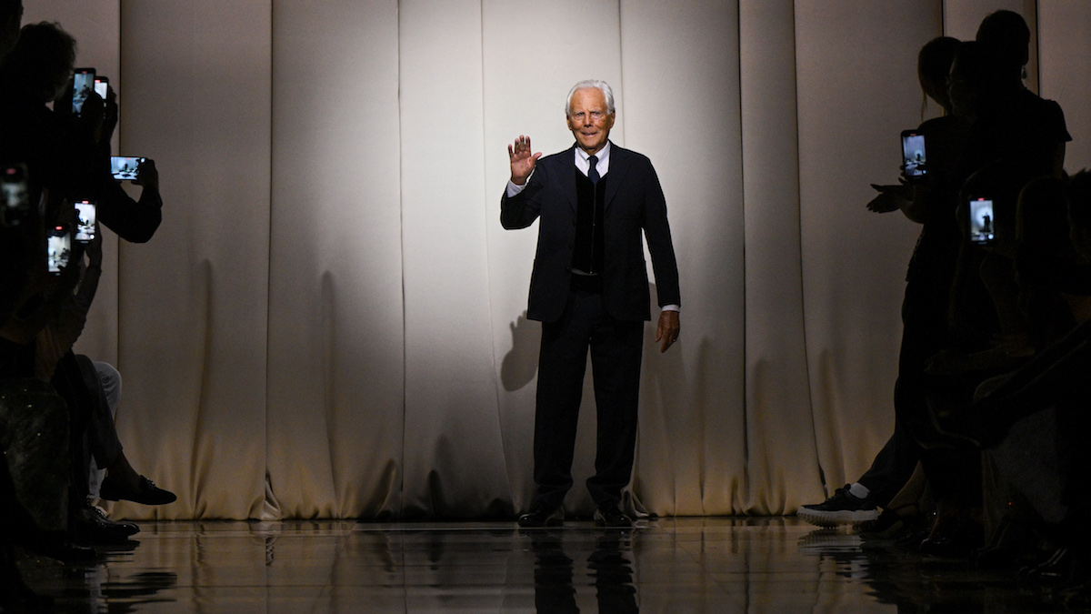 Giorgio Armani, che presenterà la sua haute couture a Venezia80