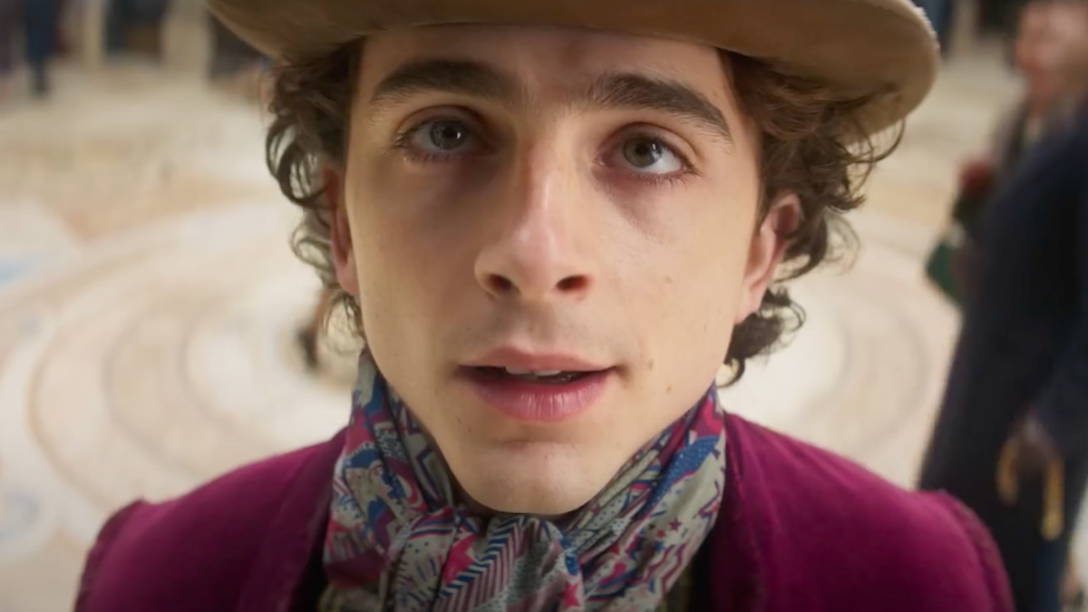 Timothée Chalamet nel trailer di Wonka