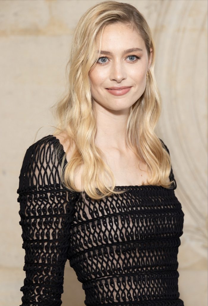 Beatrice Borromeo alla presentazione della collezione Christian Dior Haute Couture autunno/inverno 2023/2024 a Parigi 