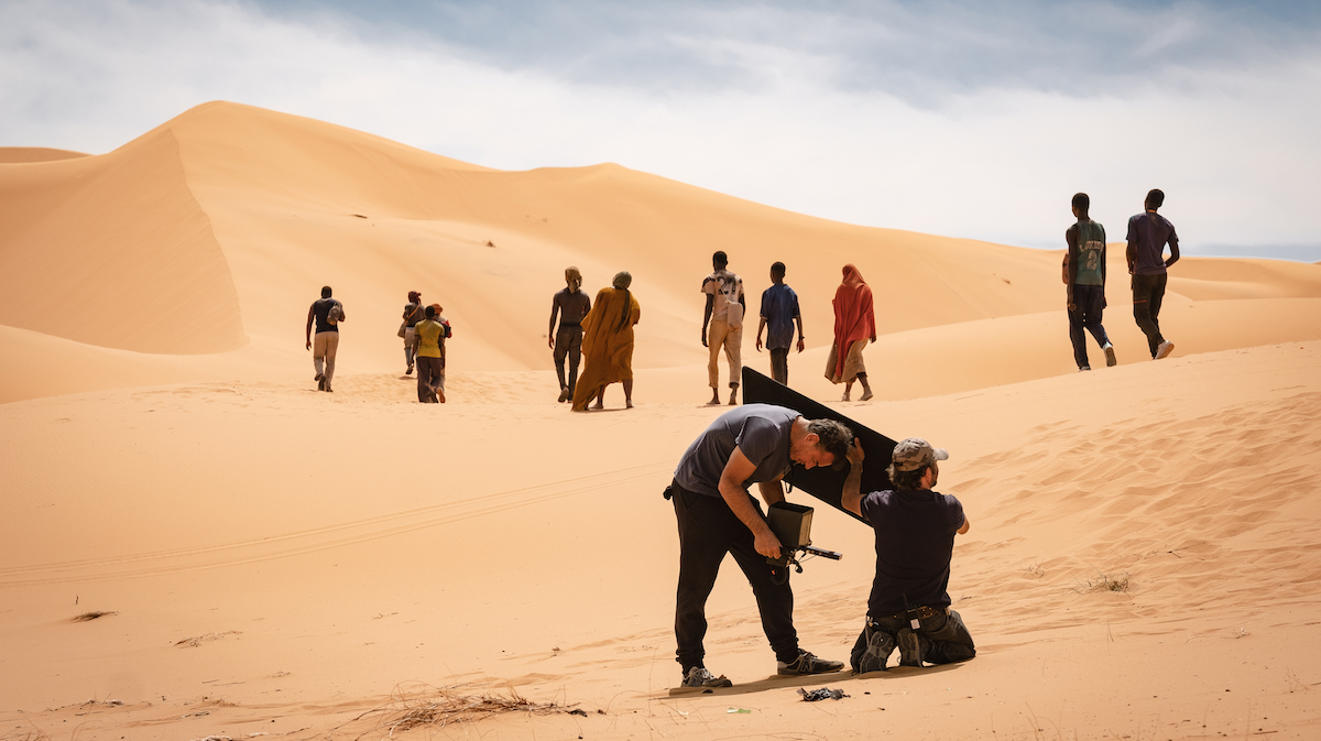 Sul set di Io Capitano di Matteo Garrone