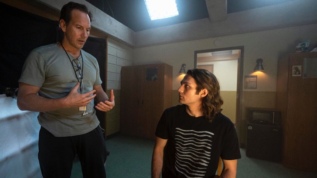 Patrick Wilson sul set Insidious: La porta rossa