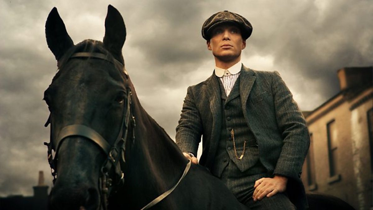 Cillian Murphy in una scena di Peaky Blinders