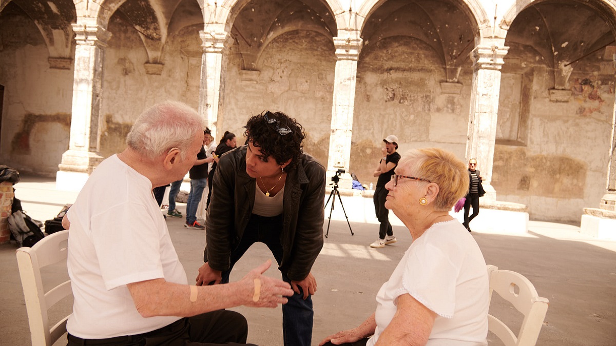 Byron Rosero, regista di Passione eterna durante le riprese