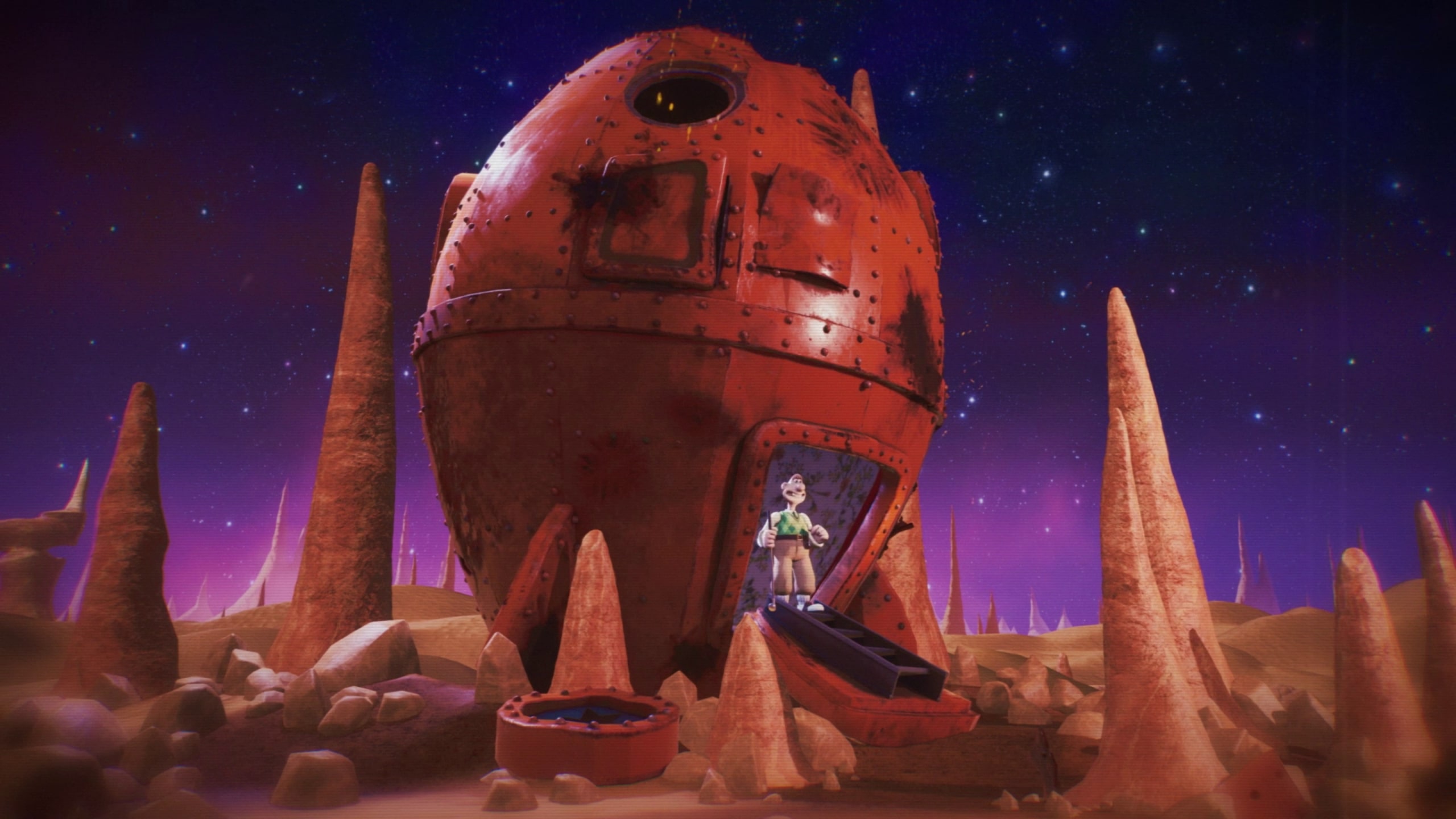 Una schermata di Wallace & Gromit the Grand Getaway