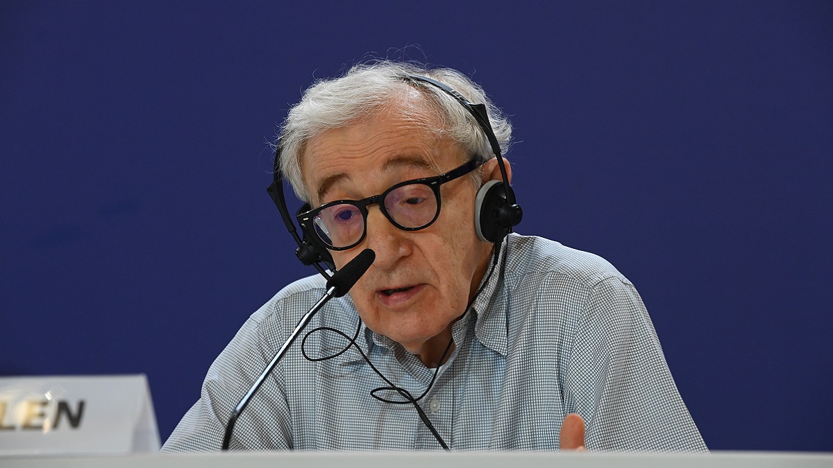 Woody Allen alla conferenza stampa di Coup De Chance a Venezia 80