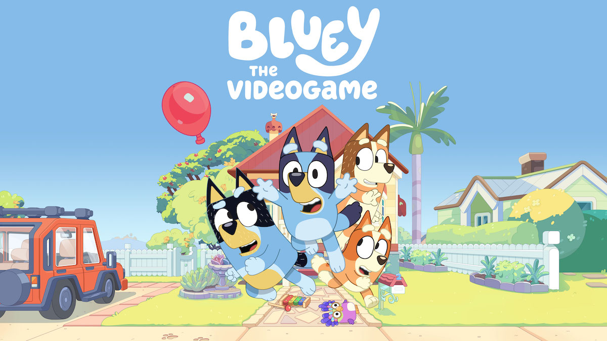 La copertina ufficiale di Bluey: The videogame