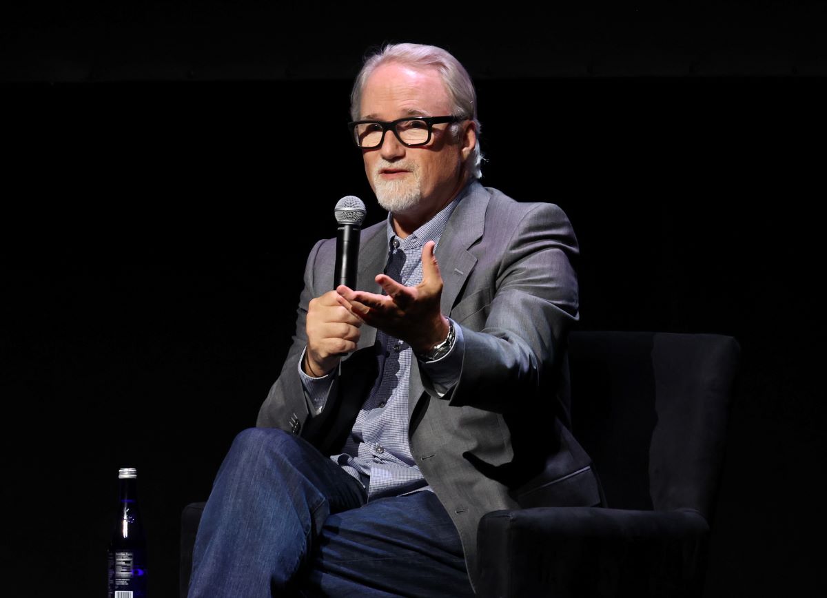 NEW YORK, NEW YORK - JUNE 15: Director David Fincher speaks onstage at Directors Series during the 2023 Tribeca Festival at Spring Studios on June 15, 2023 in New York City.