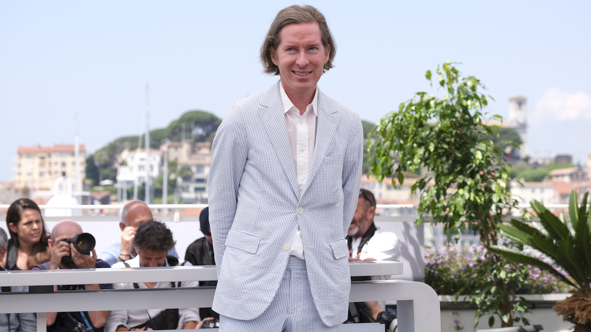 Wes Anderson all'anteprima di Asteroid City alla 76esima edizione del festival di Cannes