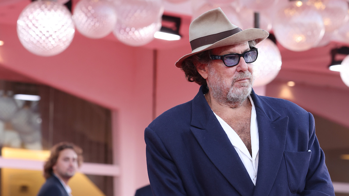 Julian Schnabel sul red carpet della Mostra del cinema di Venezia per il Kineo Prize Award 2023