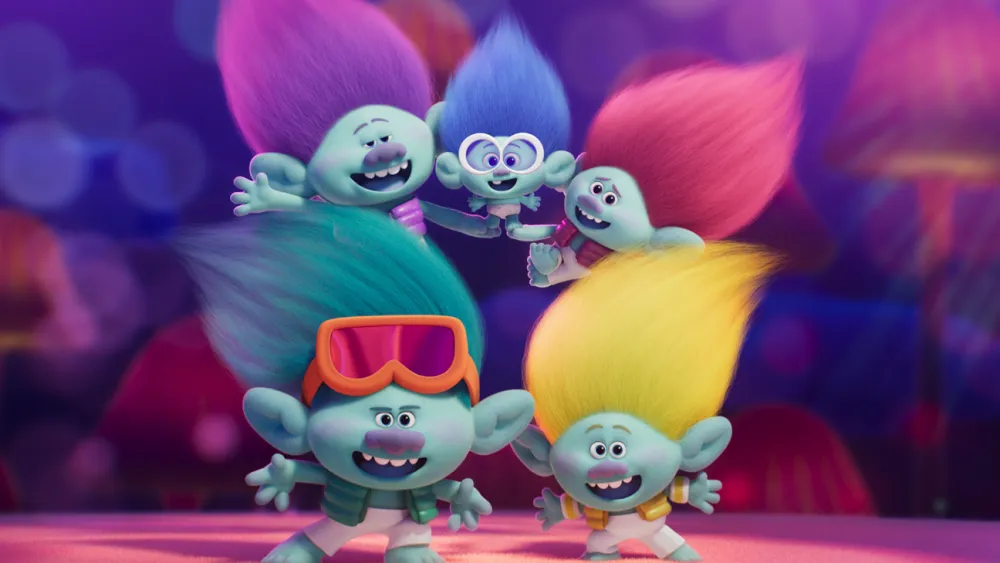 I BroZone in una scena di Trolls 3- Tutti Insieme