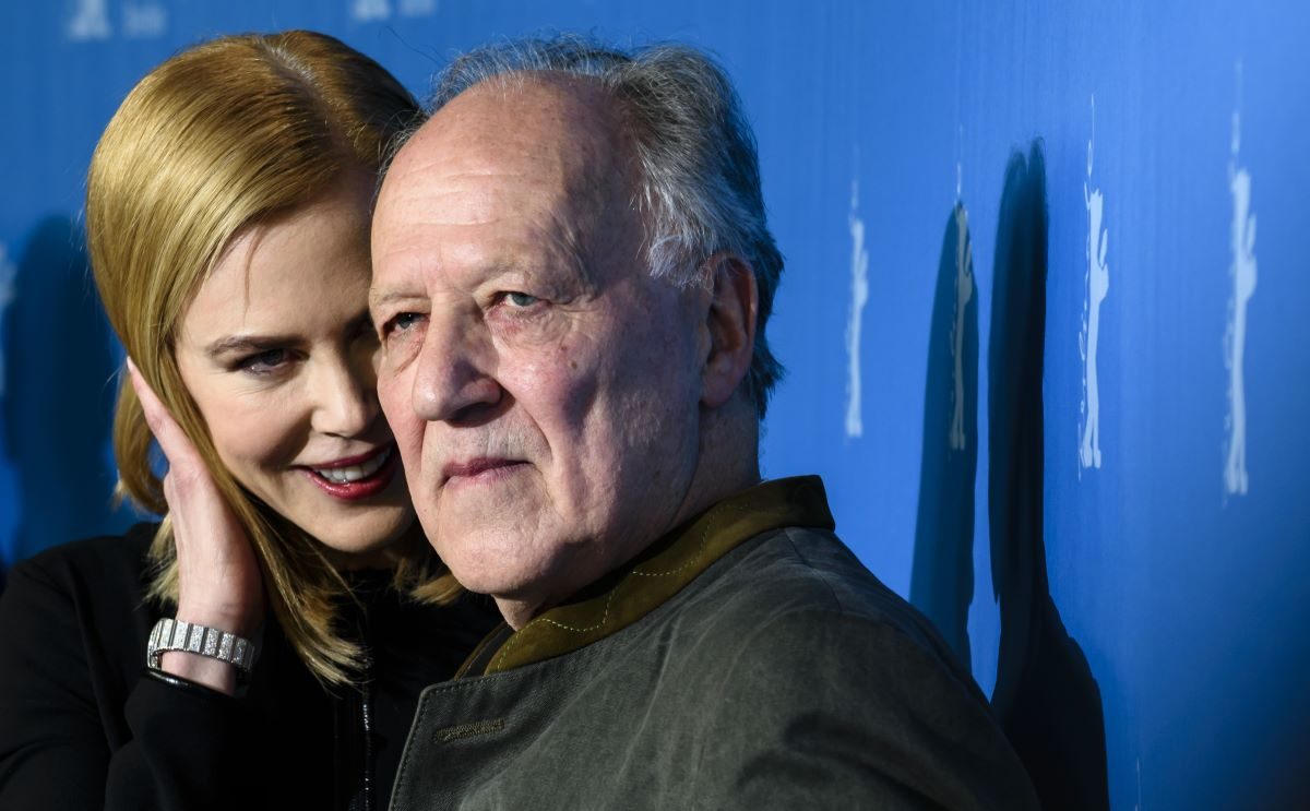 Nicole Kidman e Werner Herzog al photocall per Queen of the Desert al 65. Festival di Berlino nel 2015