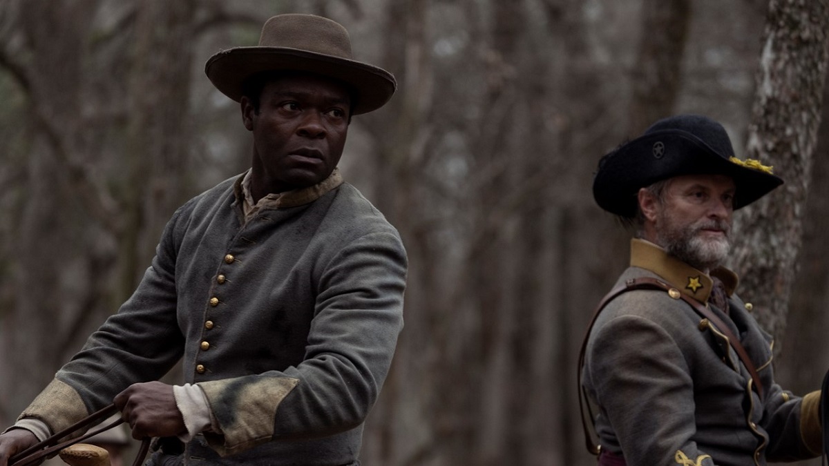 David Oyelowo (a sinistra) in una scena di Lawmen: Bass Reeves