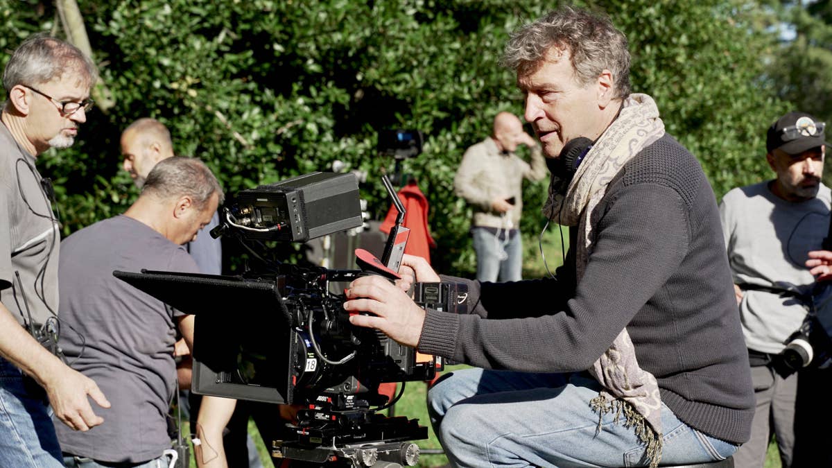 Giacomo Campiotti sul set di C’è anche domani. Foto di Federico Ferrario