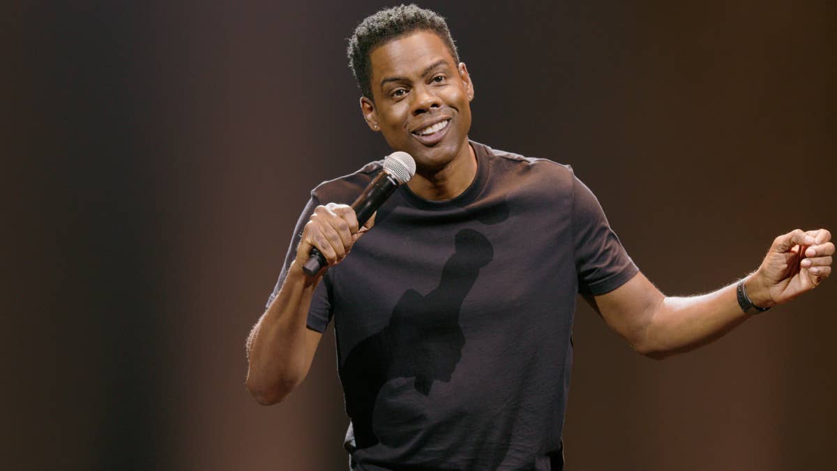 Chris Rock in una scena di Total Blackout: The Tamborine Extended Cut