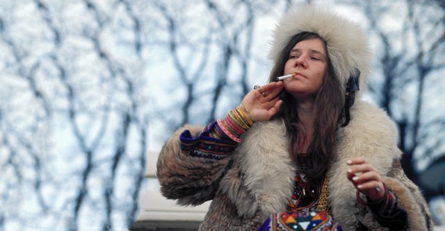 Una scena del documentario Janis: Little Girl Blue.