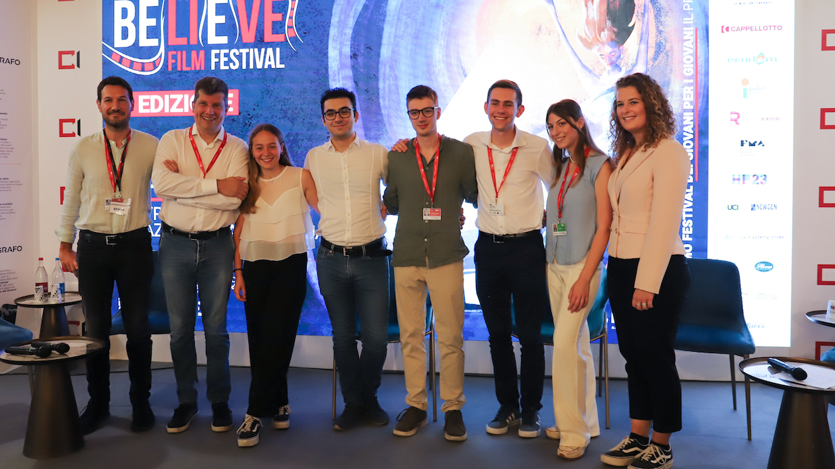 Lo staff del Believe Film Festival a Venezia80